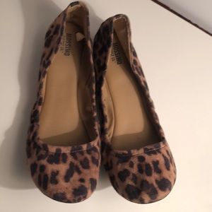 Cheetah print ballet flats